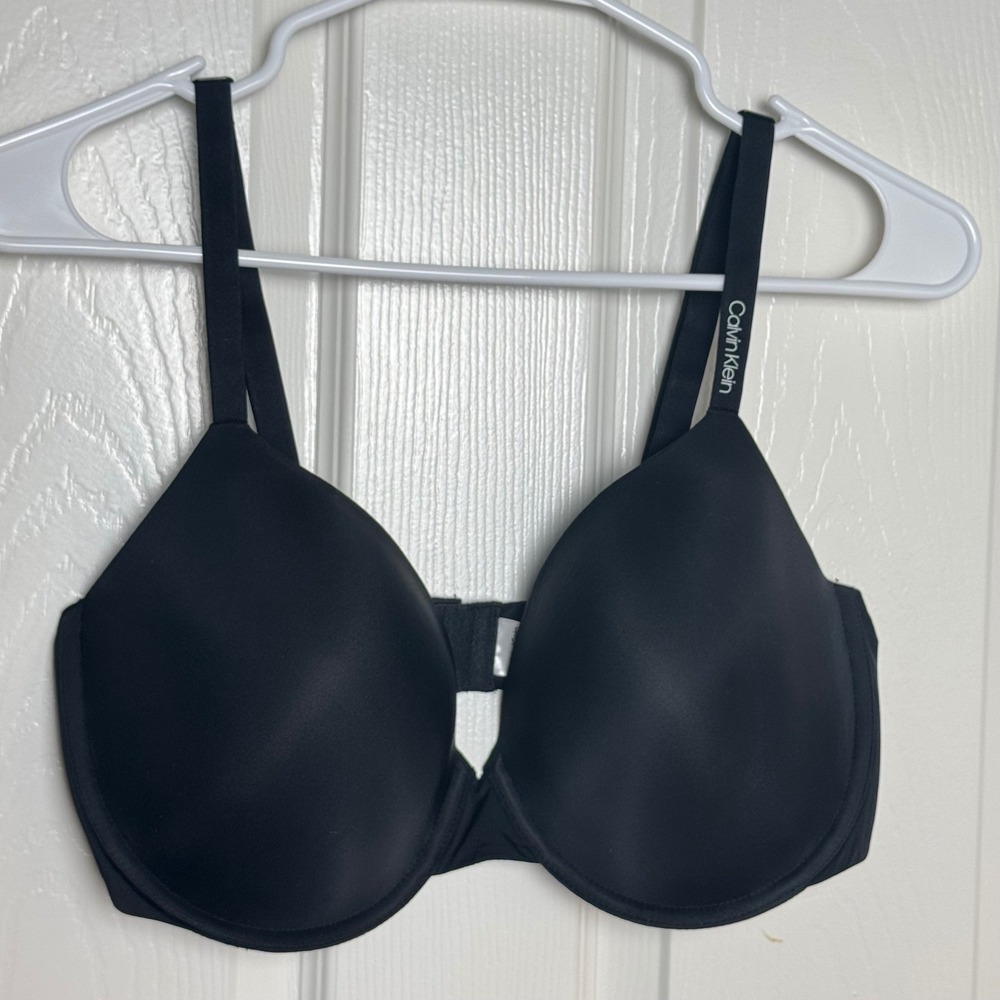 Calvin Klein 38D Pure Micro Lightly Lined T-Shirt Bra QP2586O Black